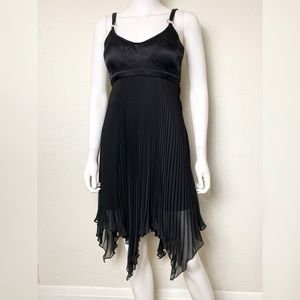 Sue Wong Dress Pleated Asymmetric Strapless Bustier Style Top